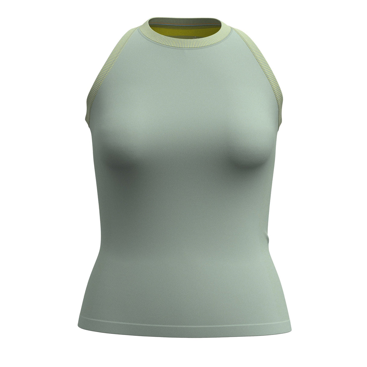 Smartwool Womens Intraknit Active Tank Top - Clearance  -  X-Small / Lead/Limeade