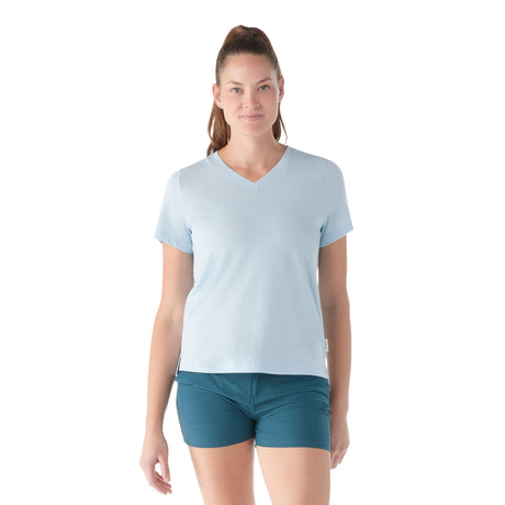 Smartwool Womens Perfect V-Neck Short Sleeve Tee  -