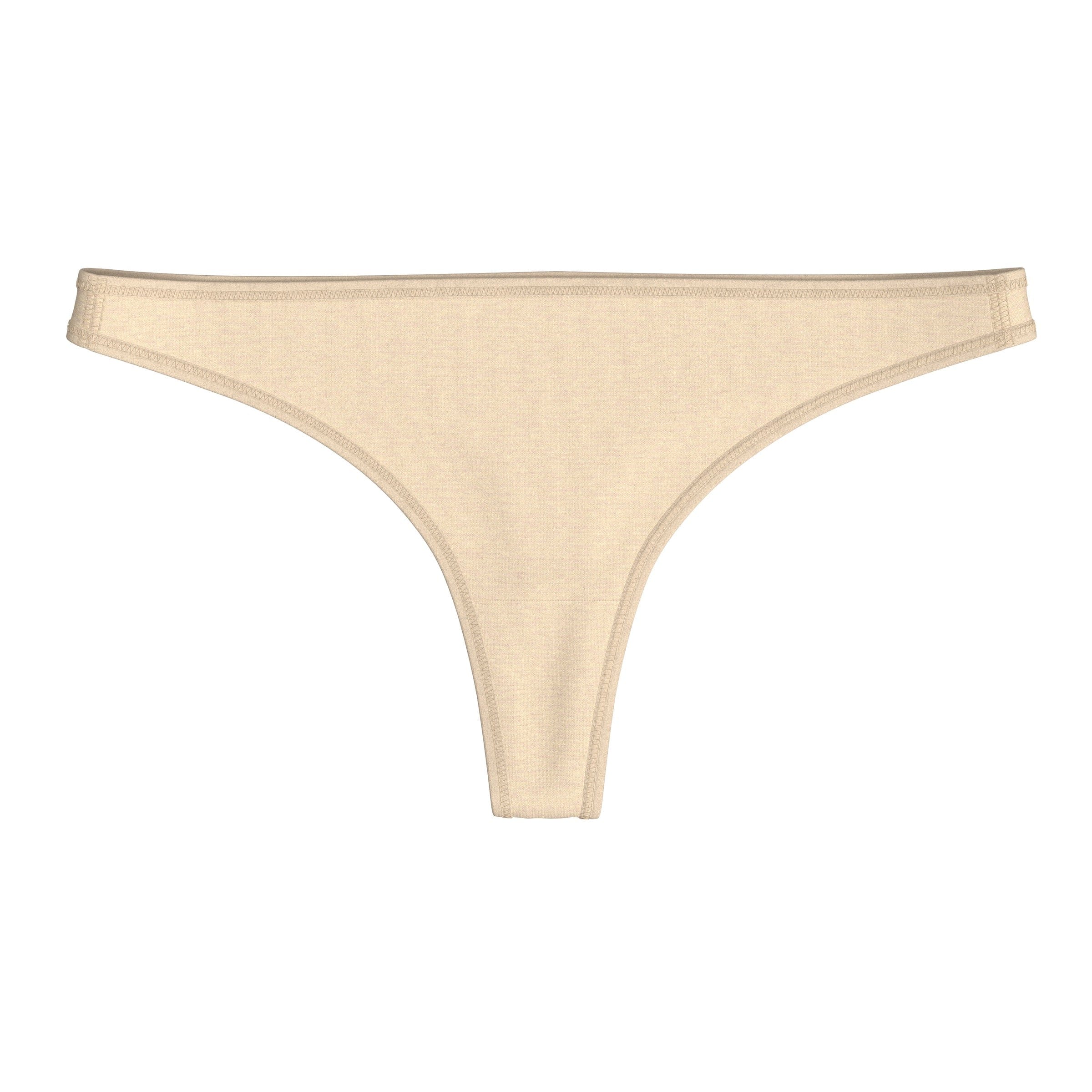 Smartwool Womens Everyday Merino Thong  -  X-Small / Almond Heather