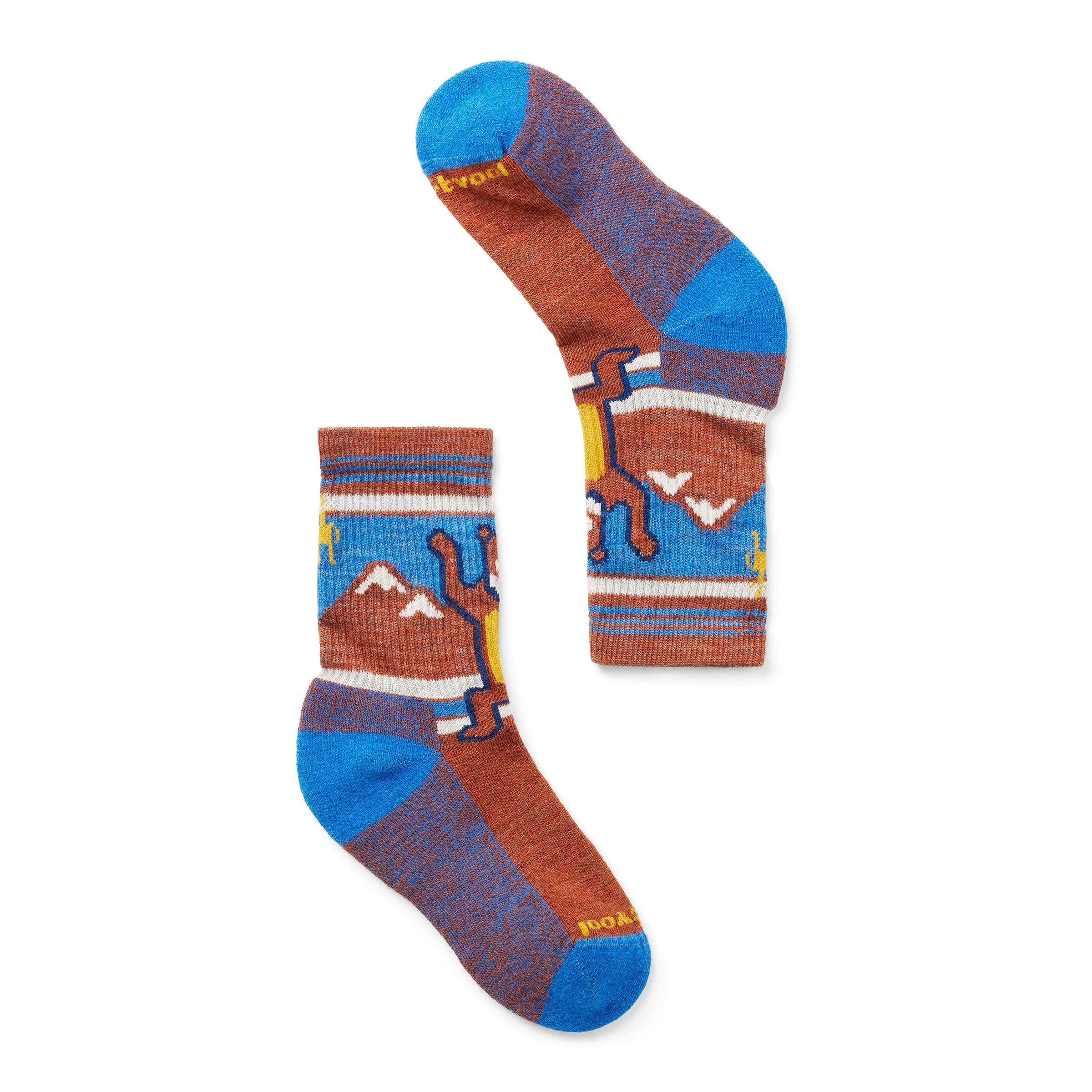 Smartwool Kids Hike Light Cushion Hiking Bear Crew Socks  -