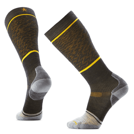 Smartwool Snowboard Targeted Cushion Retro Line Over-the-Calf Socks  -  Medium / Charcoal
