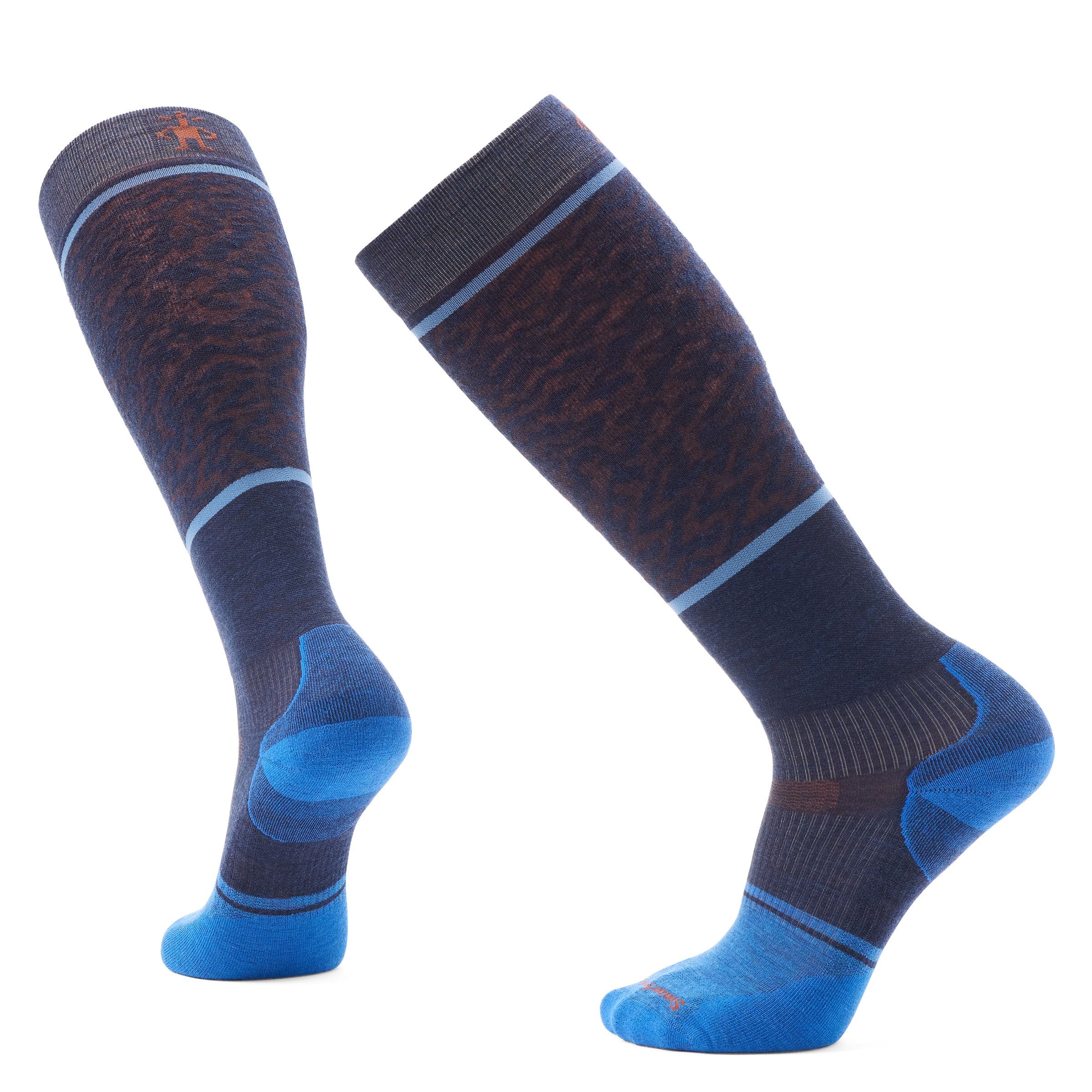 Smartwool Snowboard Targeted Cushion Retro Line Over-the-Calf Socks - Clearance  -  Medium / Deep Navy