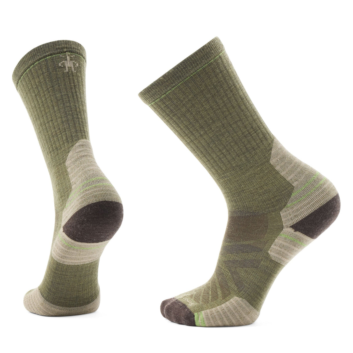 Smartwool Hike Crew Socks  -  Medium / Winter Moss