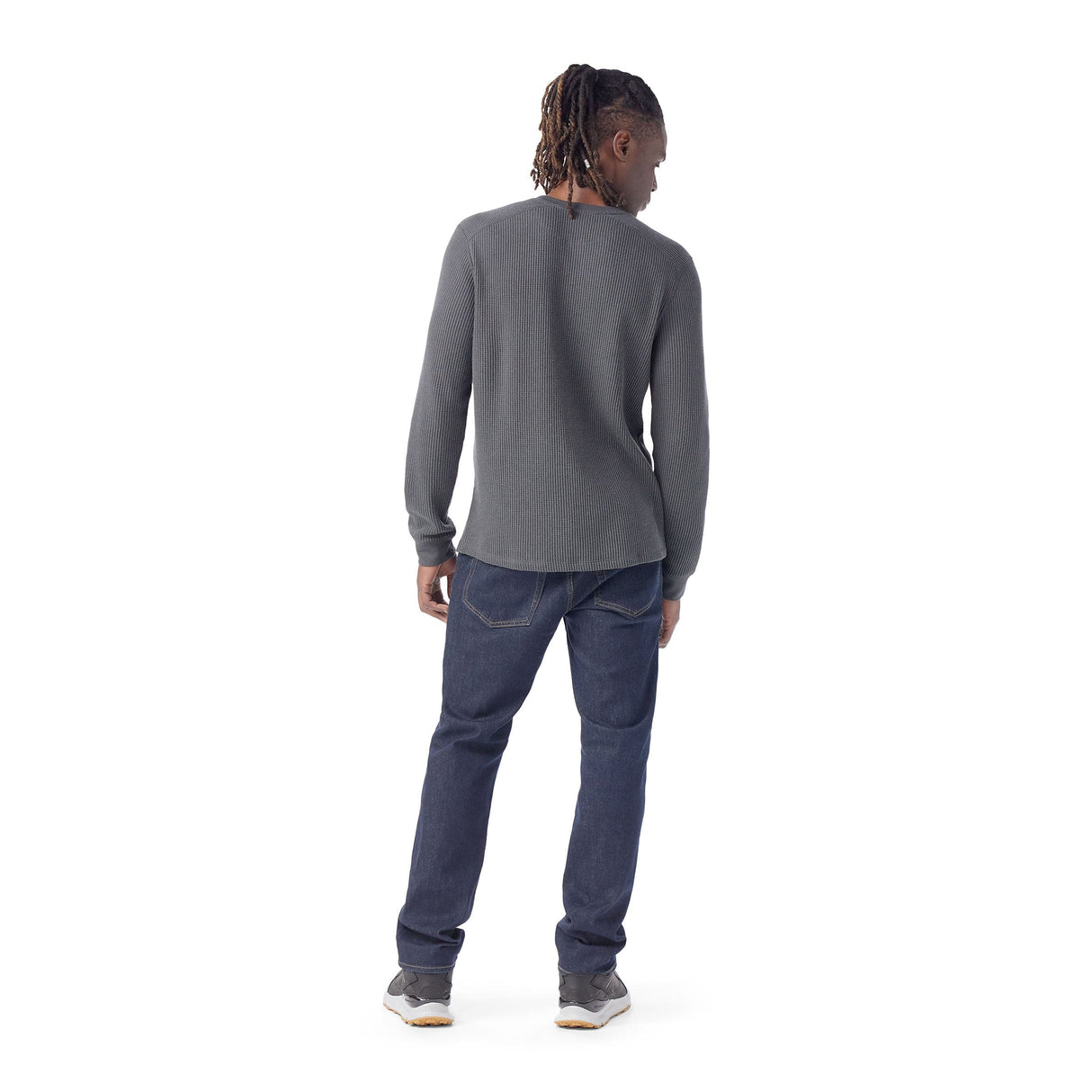 Smartwool Mens Waffle Long Sleeve Henley  -