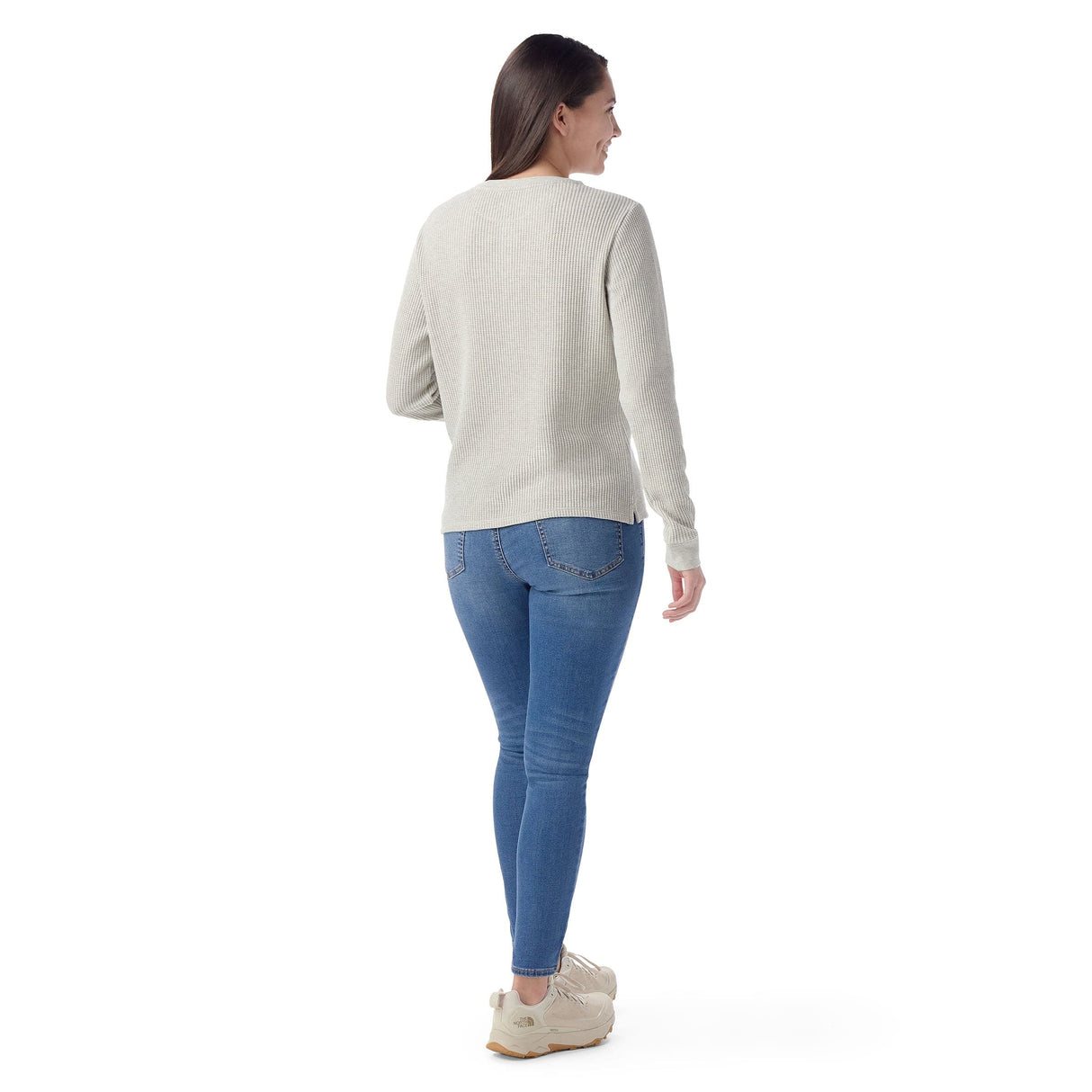 Smartwool Womens Waffle Long Sleeve Henley - Clearance  -