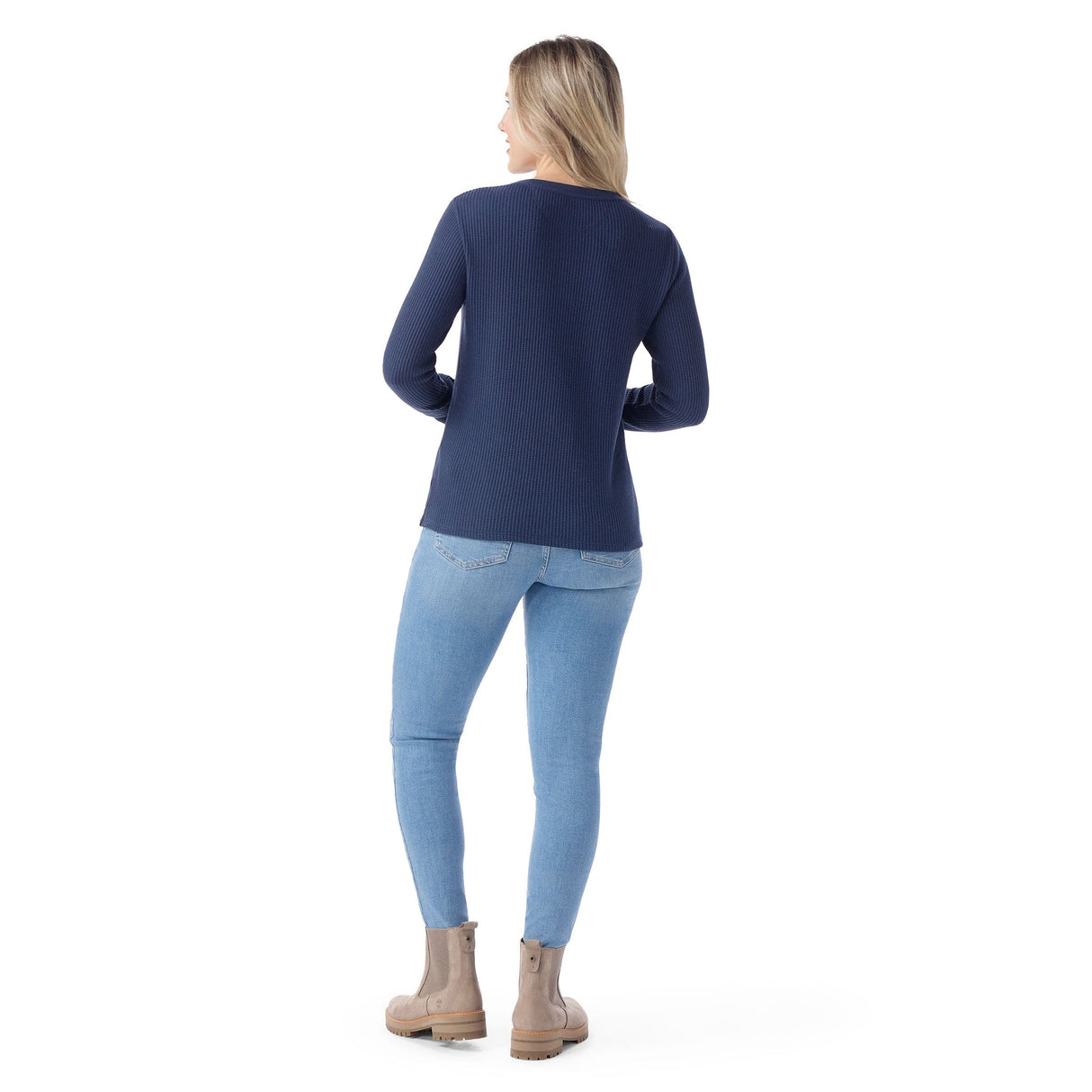 Smartwool Womens Waffle Long Sleeve Henley - Clearance  -