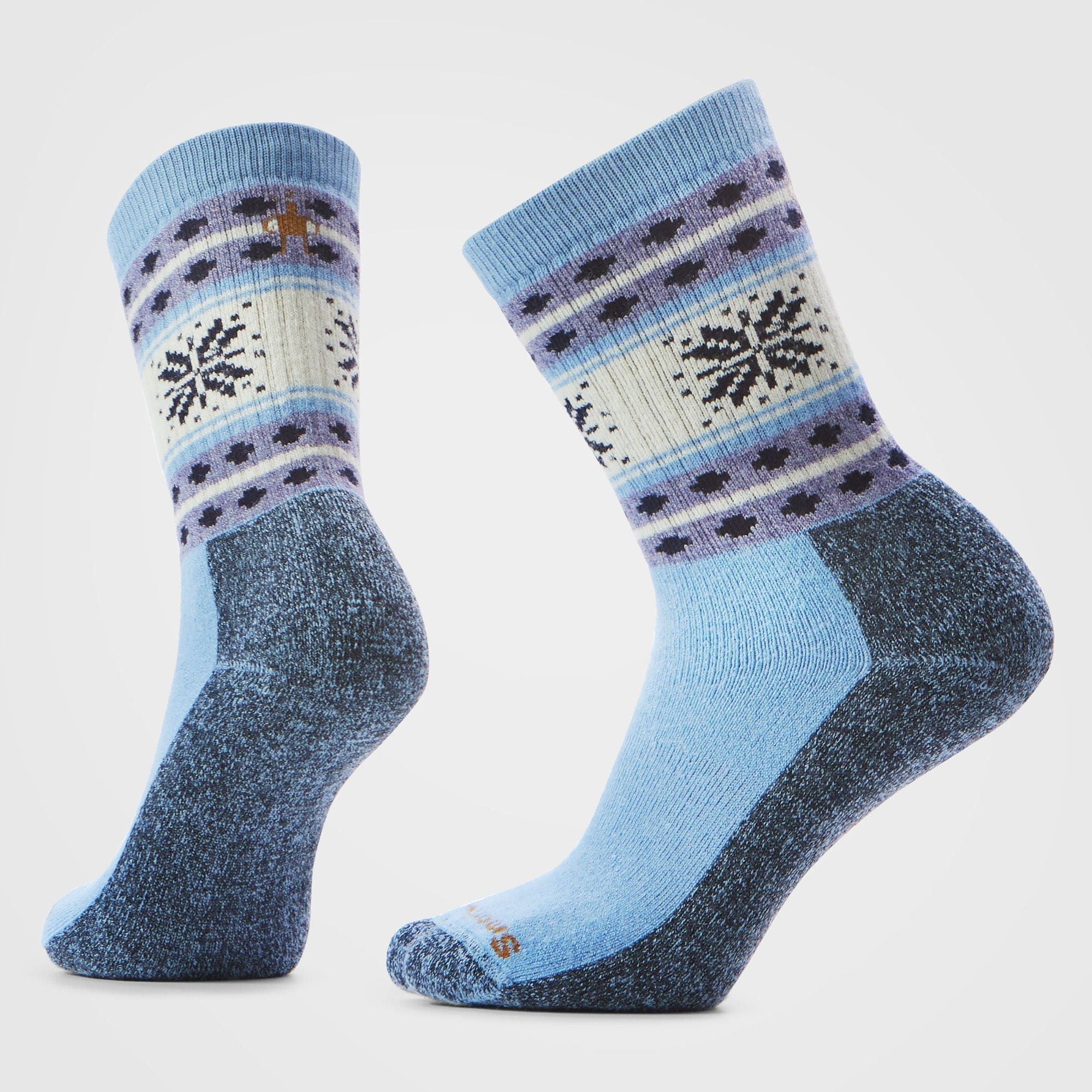 Smartwool Everyday Cozy Snowflake Dream Crew Socks  -  Small / Serene Blue