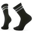 Smartwool Everyday Athletic Striped Crew Socks  -  Small / Black