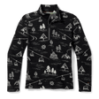 Smartwool Kids Classic Thermal Merino Base Layer 1/4 Zip  -  XXS / Black Ski Day