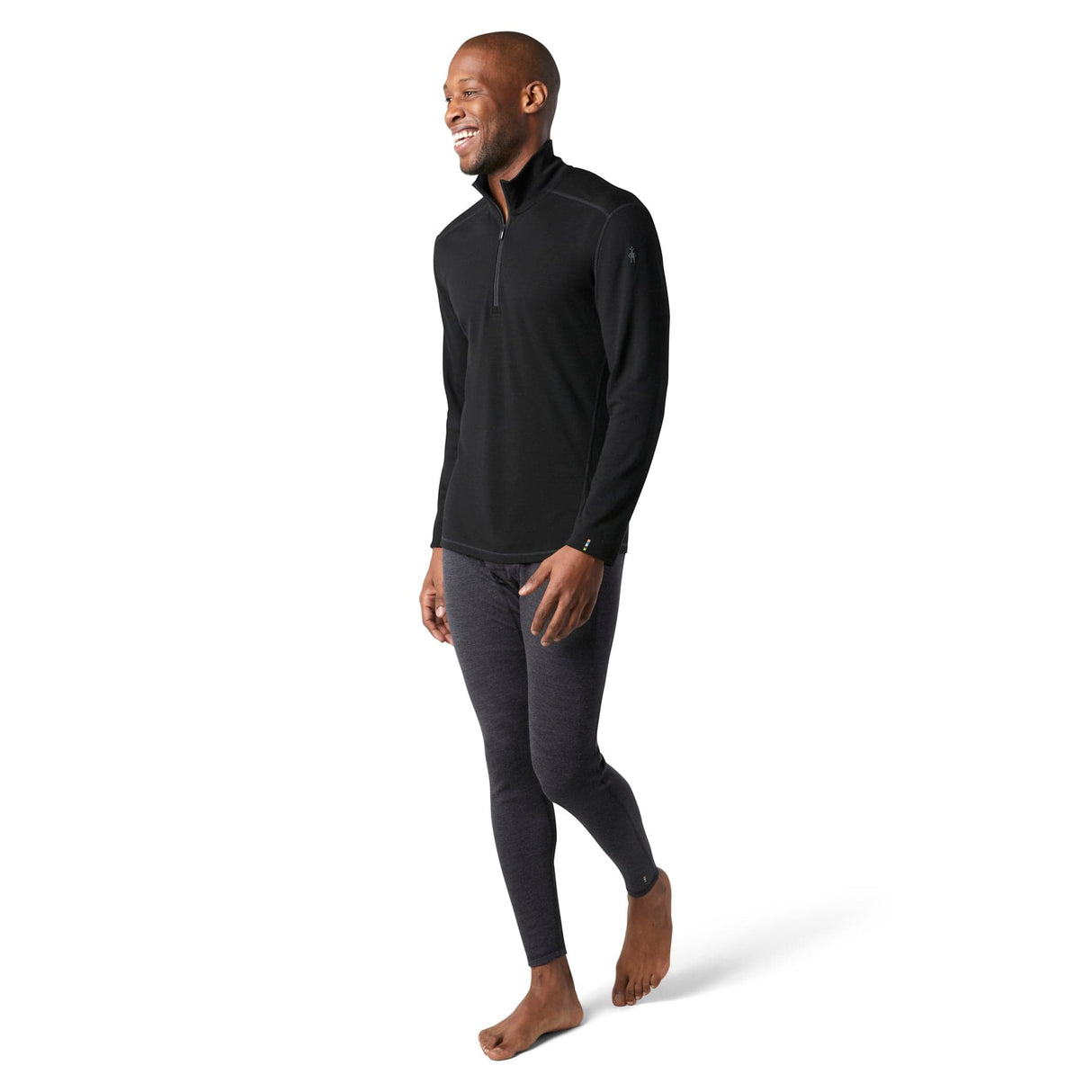 Smartwool Mens Classic Thermal Merino Base Layer 1/4 Zip  -