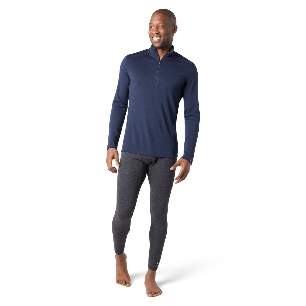 Smartwool Mens Classic Thermal Merino Base Layer 1/4 Zip  -