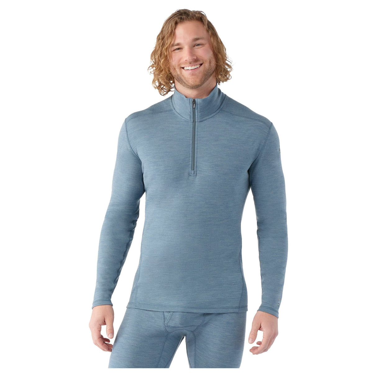 Smartwool Mens Classic Thermal Merino Base Layer 1/4 Zip - Clearance  -