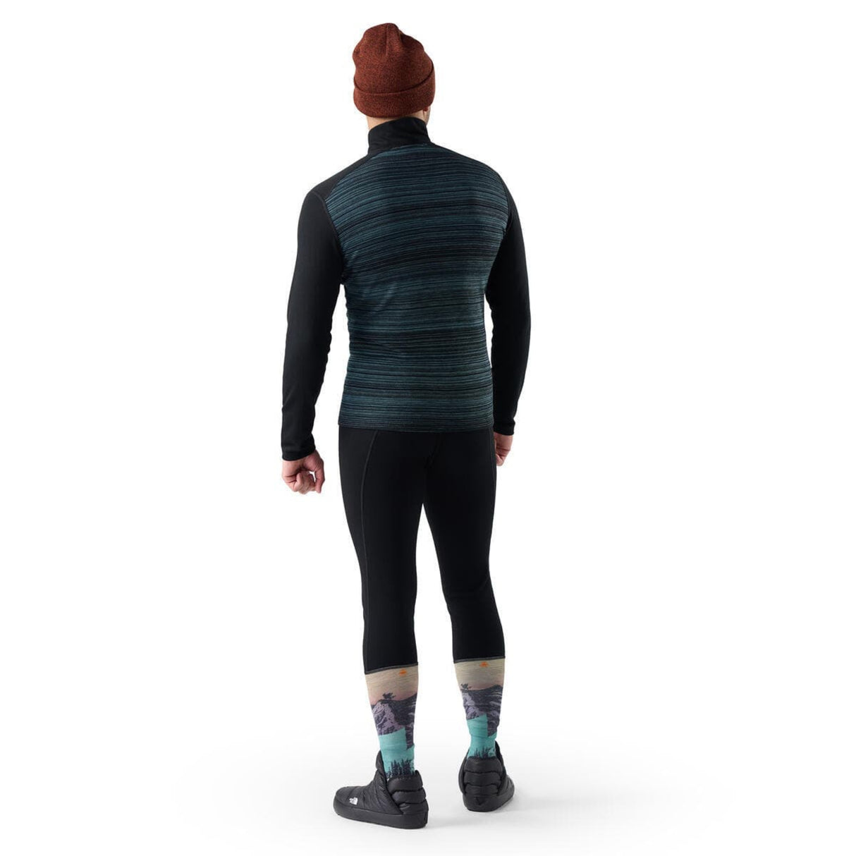 Smartwool Mens Classic Thermal Merino Base Layer 1/4 Zip