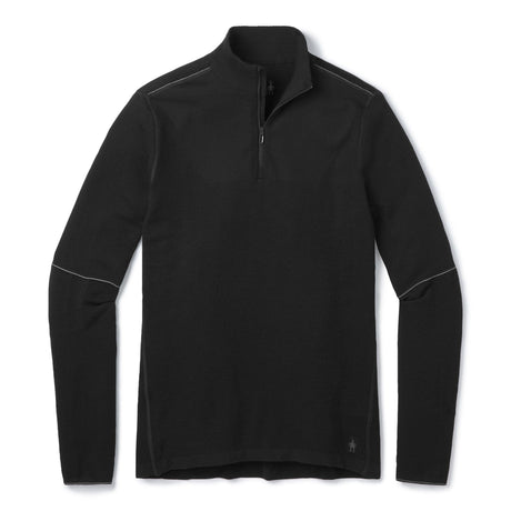 Smartwool Mens Intraknit Thermal Max Merino Base Layer 1/4 Zip  -  Small / Black