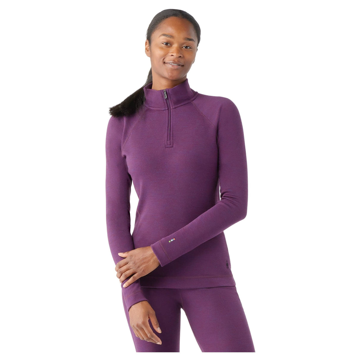 Smartwool Womens Classic Thermal Merino Base Layer 1/4 Zip - Clearance  -