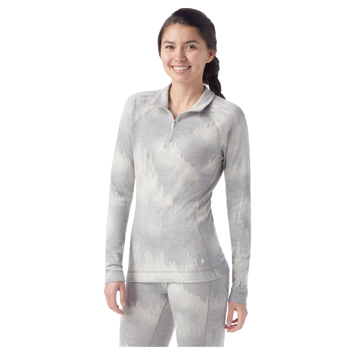 Smartwool Womens Classic Thermal Merino Base Layer 1/4 Zip - Clearance  -