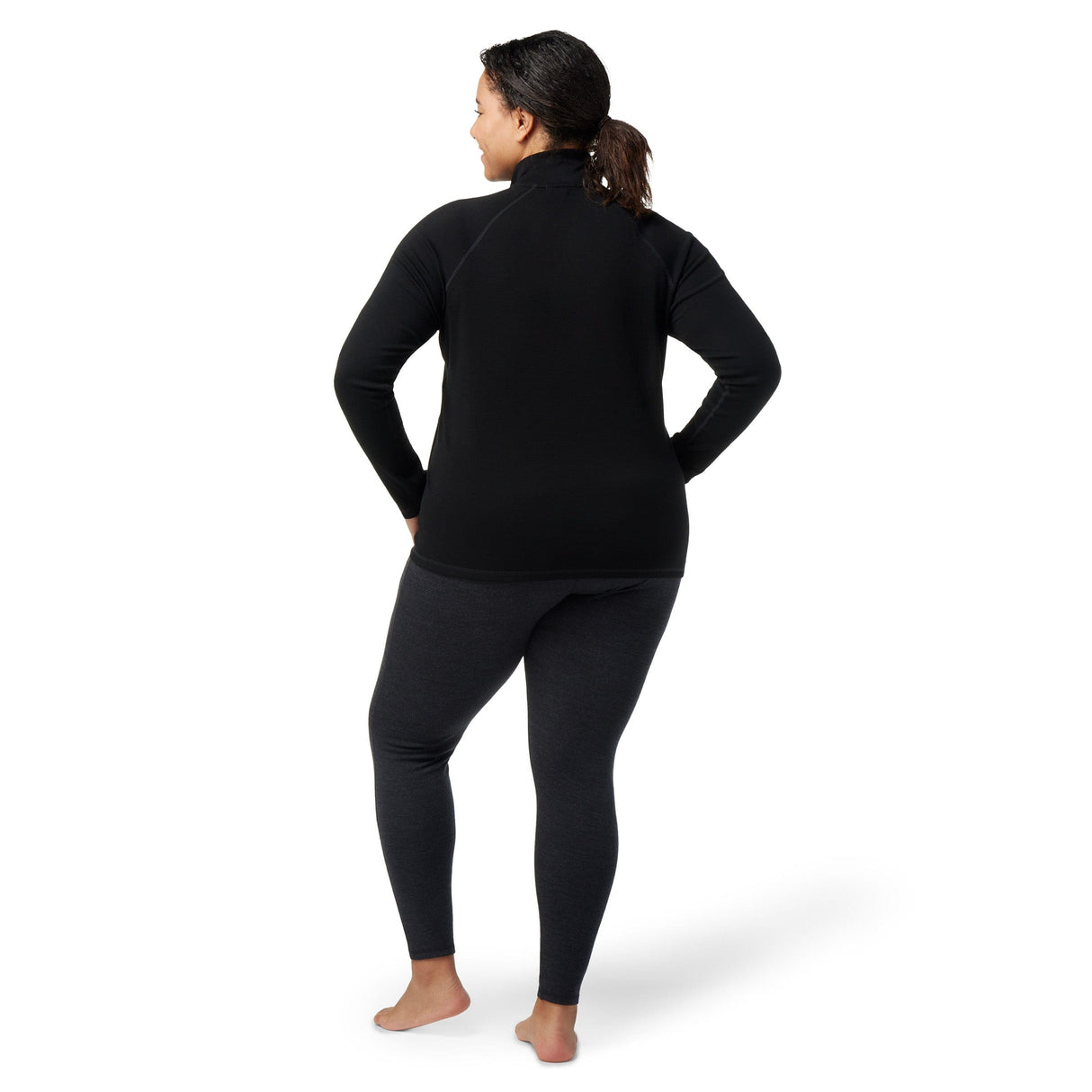 Smartwool Womens Classic Thermal Merino Base Layer 1/4 Zip Plus  -