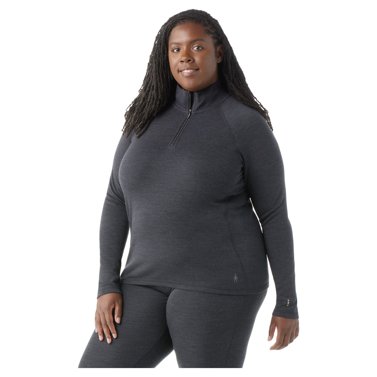 Smartwool Womens Classic Thermal Merino Base Layer 1/4 Zip Plus  -
