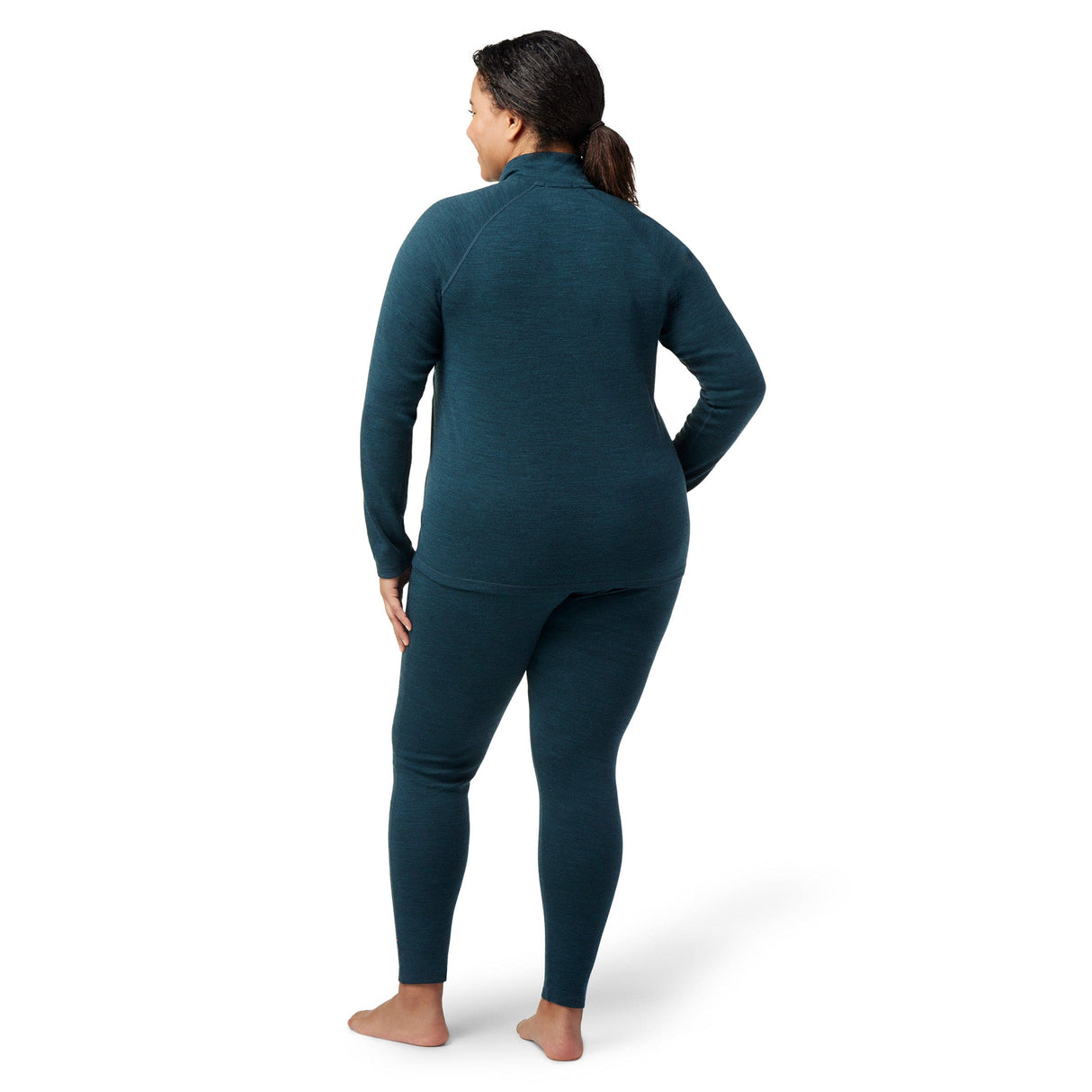 Smartwool Womens Classic Thermal Merino Base Layer 1/4 Zip Plus  -