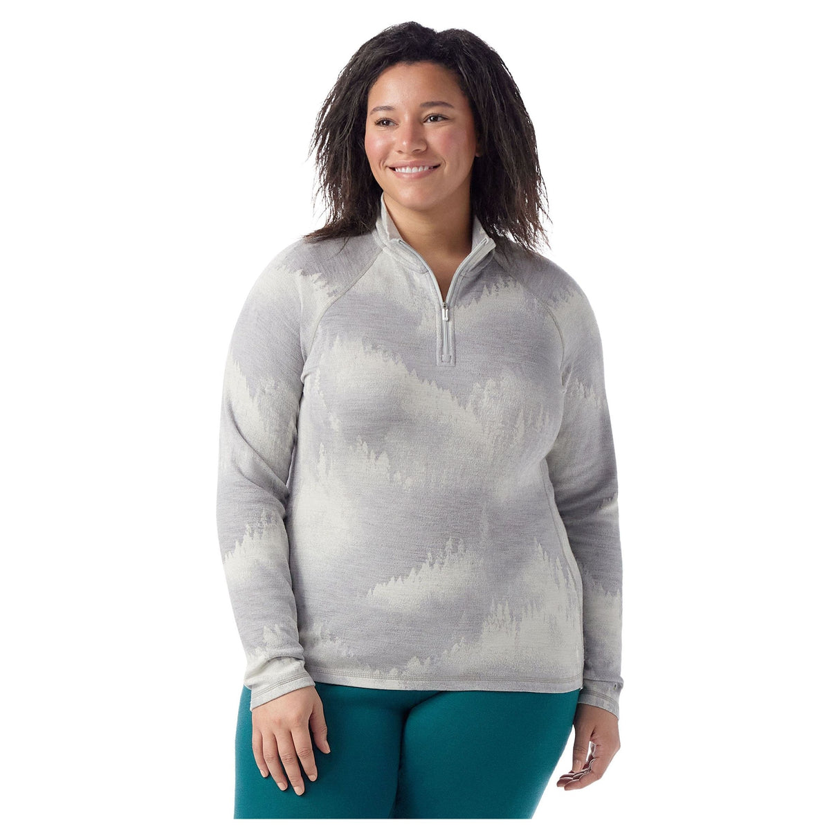Smartwool Womens Classic Thermal Merino Base Layer 1/4 Zip Plus - Clearance  -
