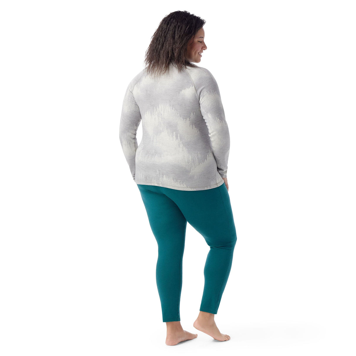 Smartwool Womens Classic Thermal Merino Base Layer 1/4 Zip Plus - Clearance  -