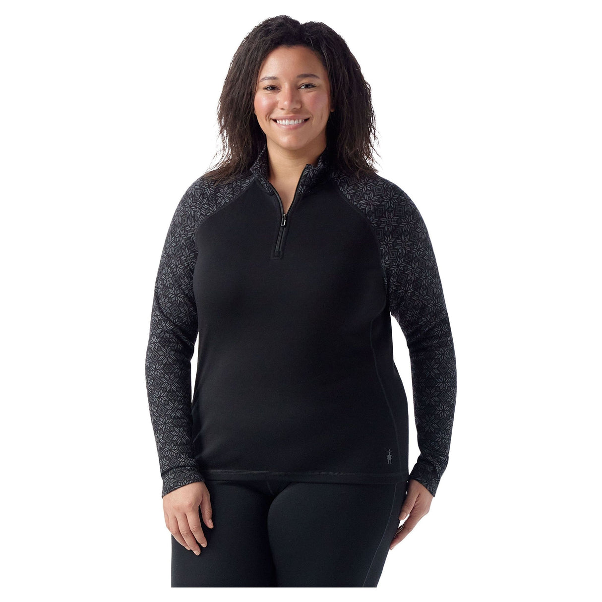 Smartwool Womens Classic Thermal Merino Base Layer 1/4 Zip Plus - Clearance  -