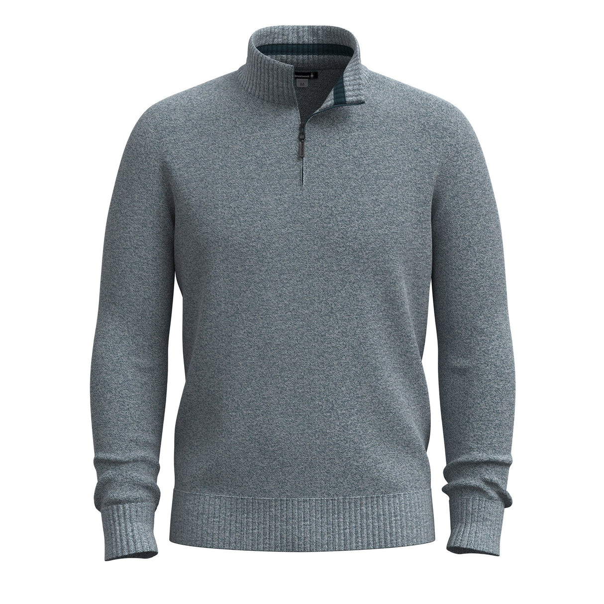 Smartwool Mens Sparwood 1/2 Zip Sweater - Clearance  -  Medium / Twilight Blue Marl