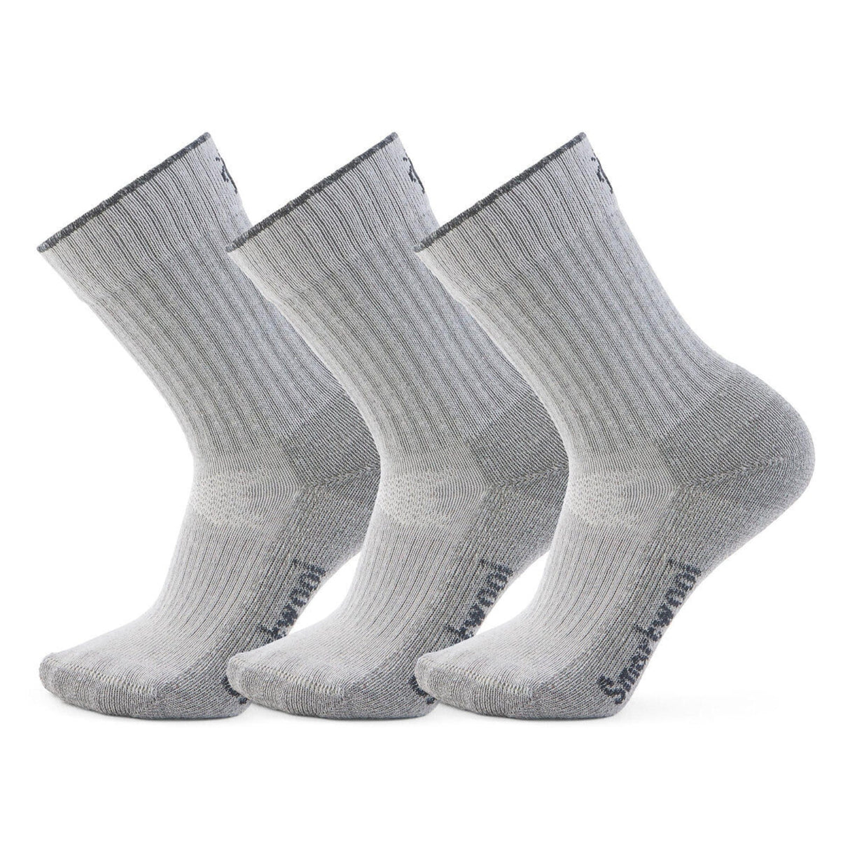 Smartwool Hike Classic Edition Second Cut Crew 3-Pack Socks  -  Small / Light Gray