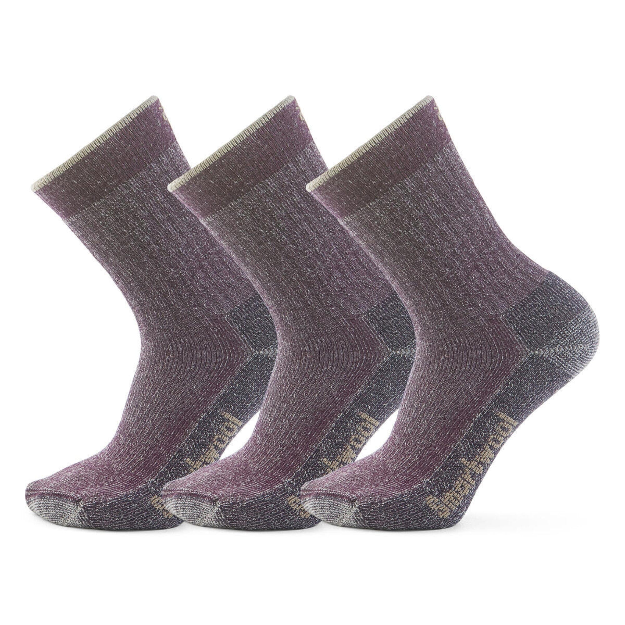 Smartwool Hike Classic Edition Second Cut Crew 3-Pack Socks  -  Small / Prple Iris