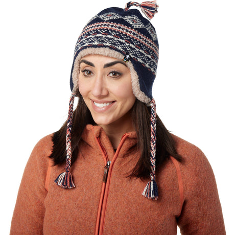 Smartwool Hudson Trail Nordic Hat  -  One Size Fits Most / Purple Eclipse