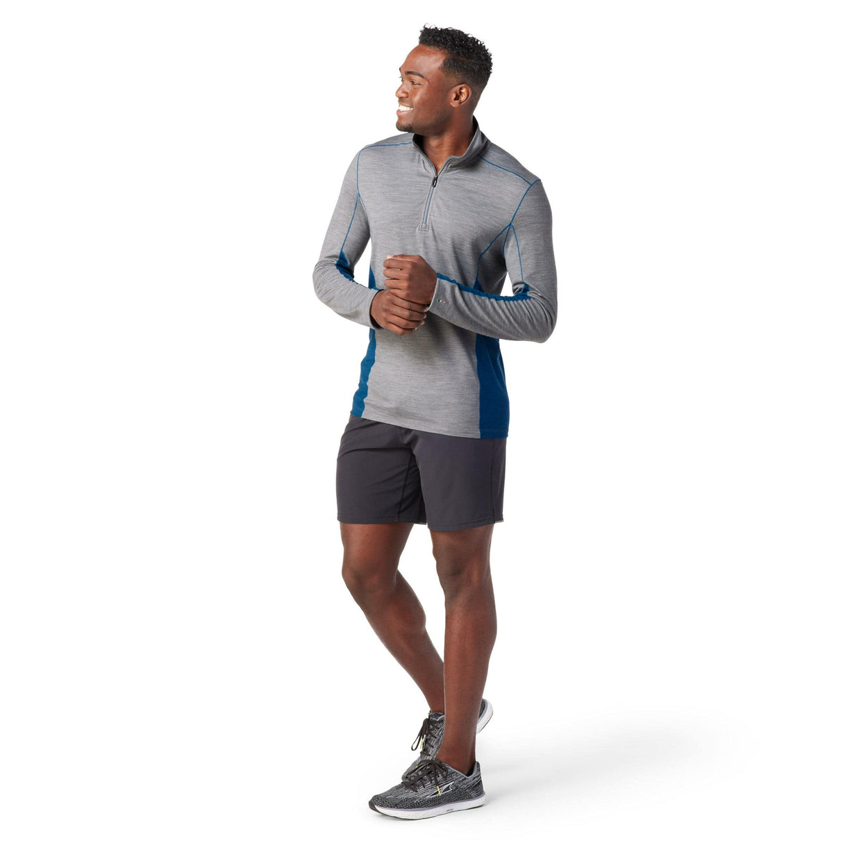 Smartwool Mens Merino Sport Long-Sleeve 1/4 Zip - Clearance  -