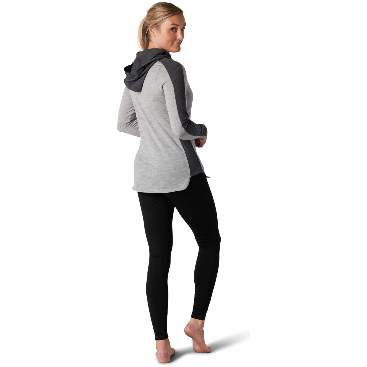 Smartwool Womens Merino 150 Hoodie - Clearance  -  X-Small / Light Gray Heather