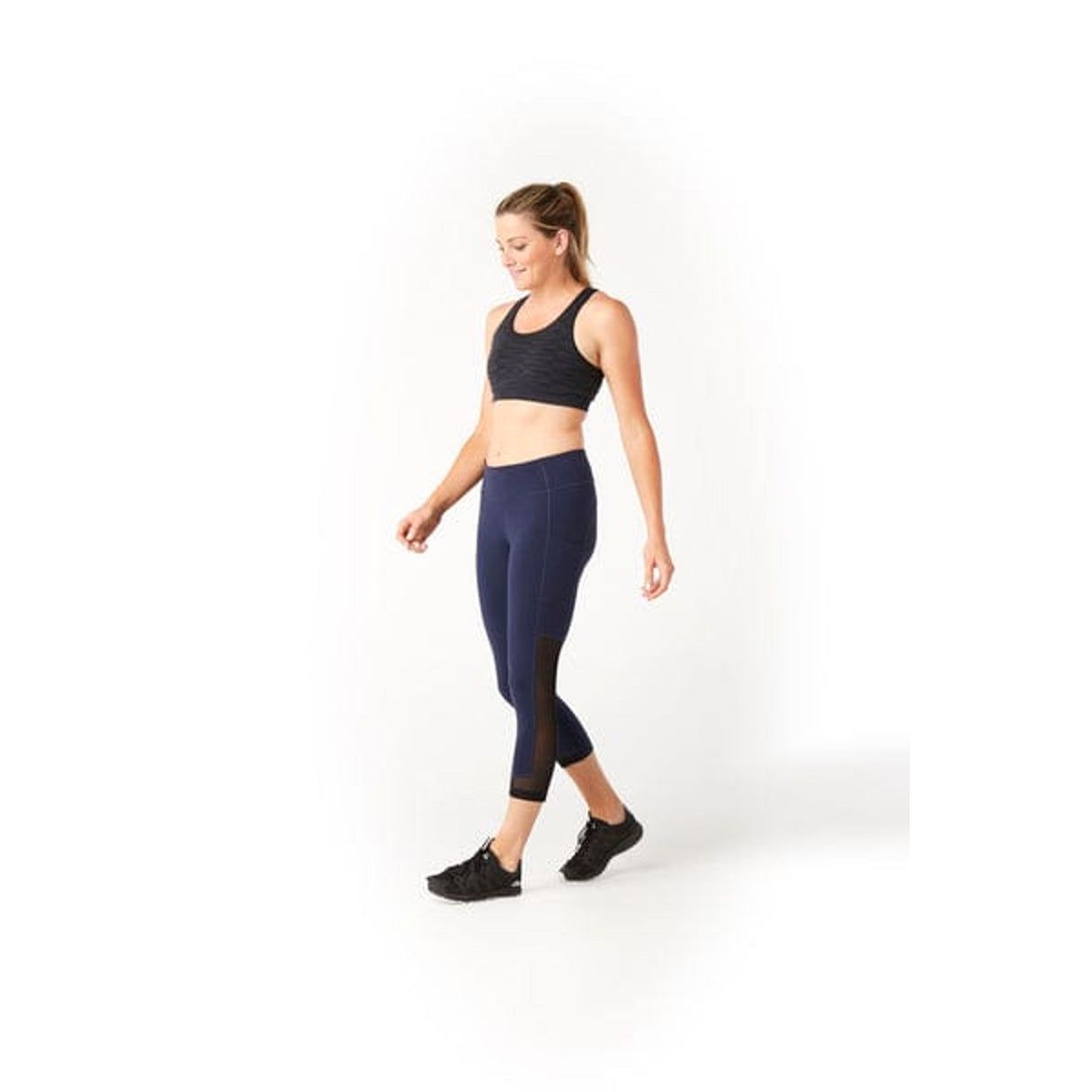 Smartwool Womens Merino Sport Capri - Clearance  -  Small / Deep Navy