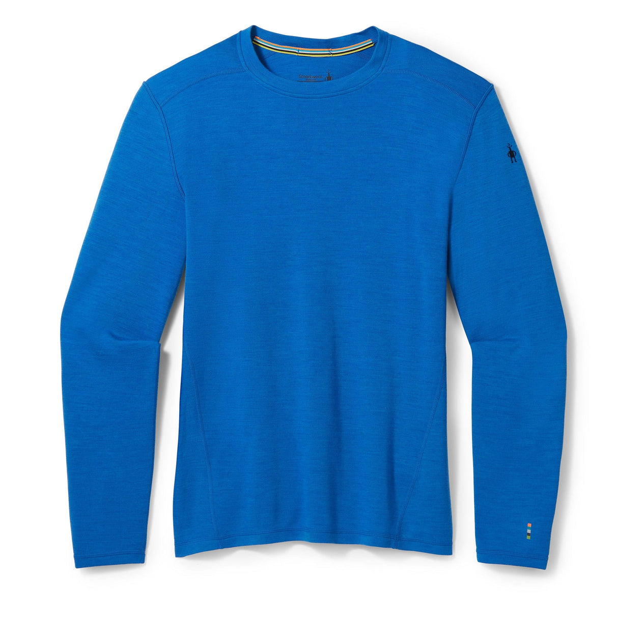 Smartwool Mens Classic Thermal Merino Base Layer Crew - Clearance  -  Small / Laguna Blue Heather