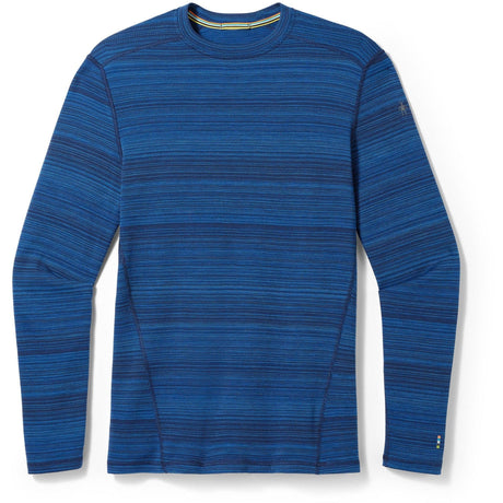 Smartwool Mens Classic Thermal Merino Base Layer Crew - Clearance  -  XX-Large / Deep Navy Color Shift