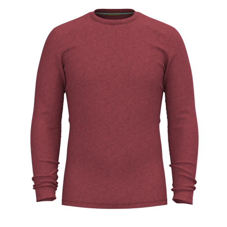Smartwool Mens Classic Thermal Merino Base Layer Crew  -  Small / Currant Heather