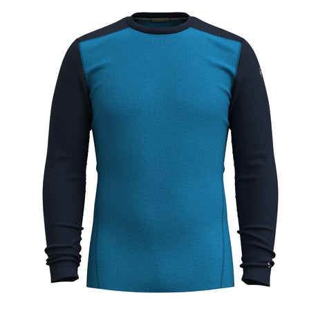 Smartwool Mens Classic Thermal Merino Base Layer Crew - Clearance  -  Small / Nival Blue/Deep Navy