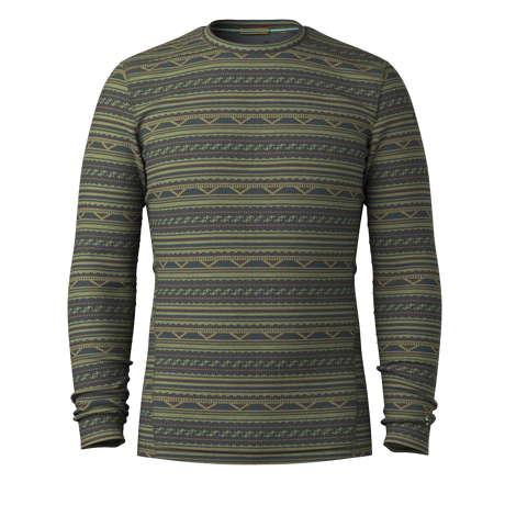 Smartwool Mens Classic Thermal Merino Base Layer Crew  -  Small / Winter Moss Summit Soul