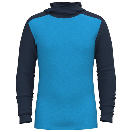 Smartwool Mens Classic Thermal Merino Base Layer Hoodie - Clearance  -  Small / Nival Blue/Deep Navy