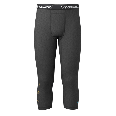 Smartwool Mens Merino 250 Base Layer 3/4 Bottoms  -  Small / Charcoal/Honey Gold