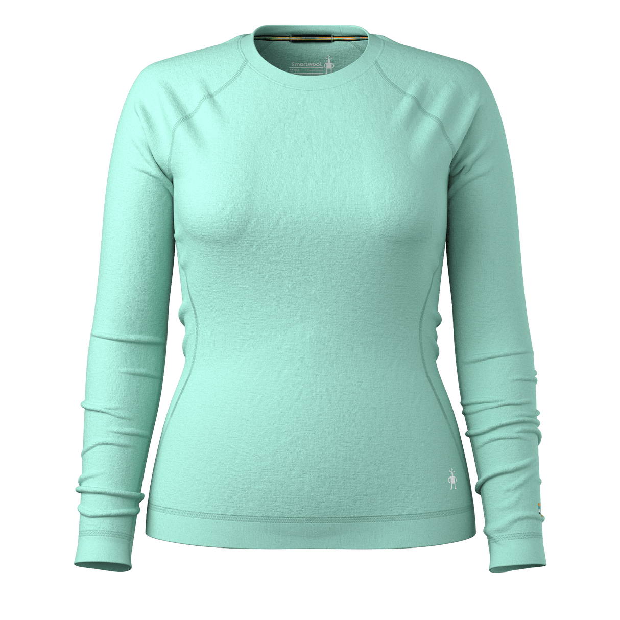 Smartwool Womens Classic Thermal Merino Base Layer Crew  -  X-Small / Pacific Blue