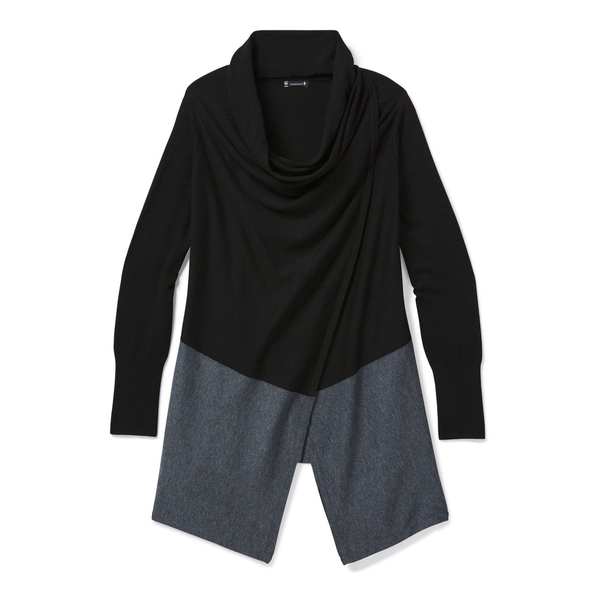 Smartwool Womens Edgewood Wrap Sweater - Clearance  -  Small / Black
