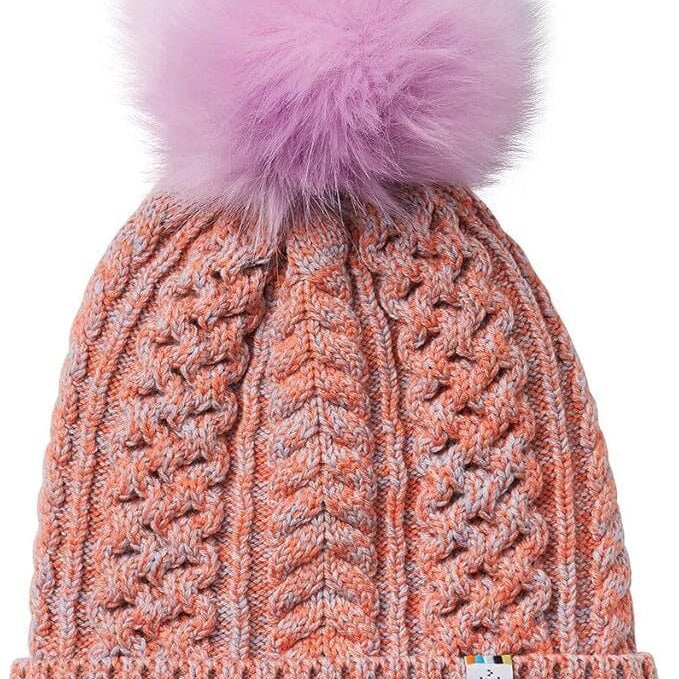 Smartwool Lodge Girl Beanie - Clearance  -  One Size Fits Most / Coral Marl