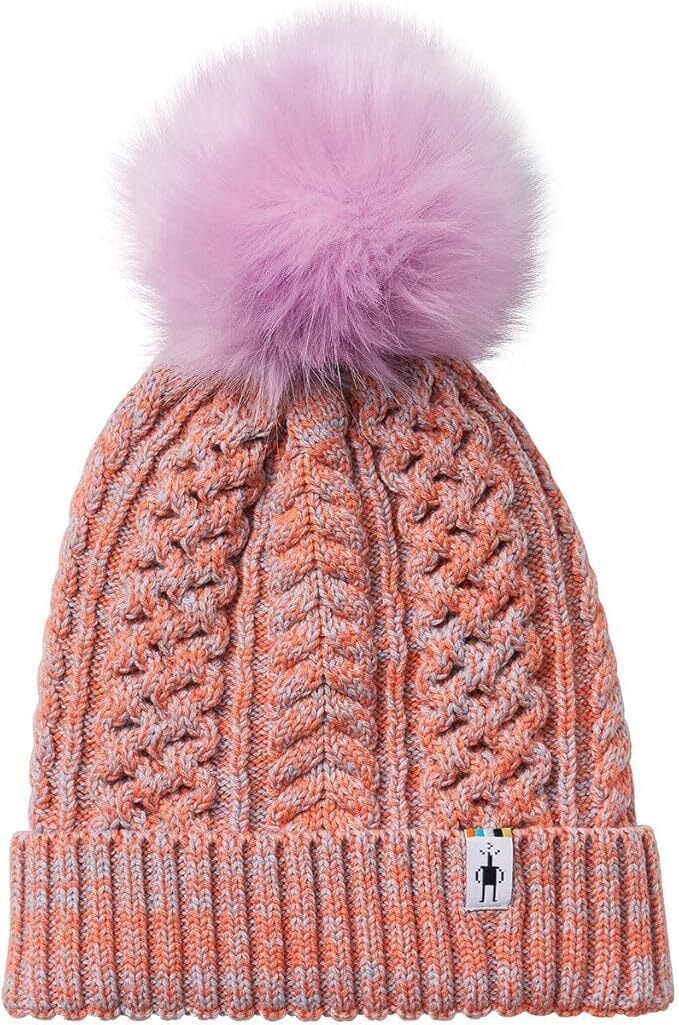 Smartwool Lodge Girl Beanie - Clearance  -  One Size Fits Most / Coral Marl