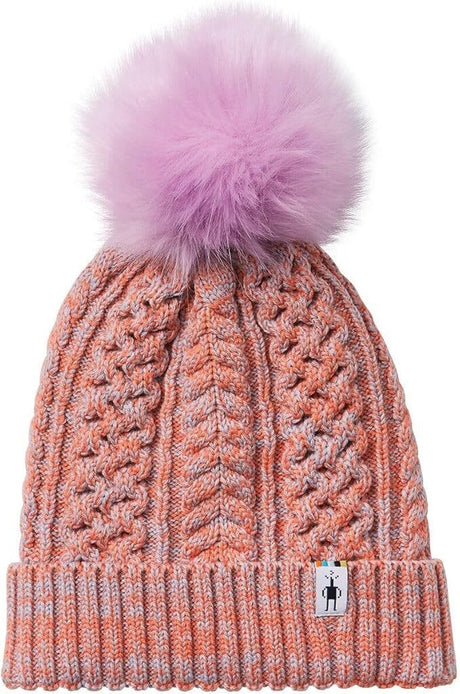 Smartwool Lodge Girl Beanie - Clearance  -  One Size Fits Most / Coral Marl