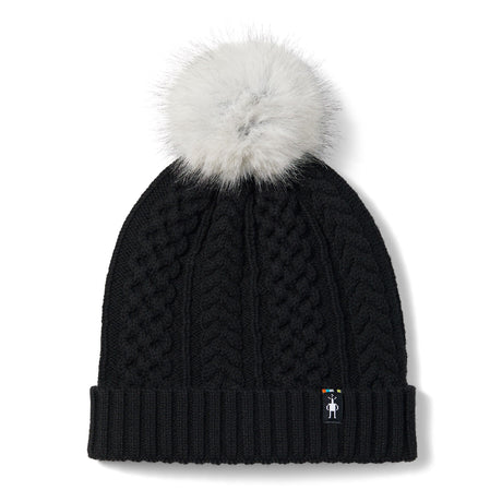 Smartwool Lodge Girl Beanie - Clearance  -  One Size Fits Most / Black/Light Gray