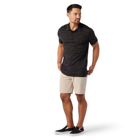 Smartwool Mens Merino Hemp Blend Short-Sleeve Polo  -