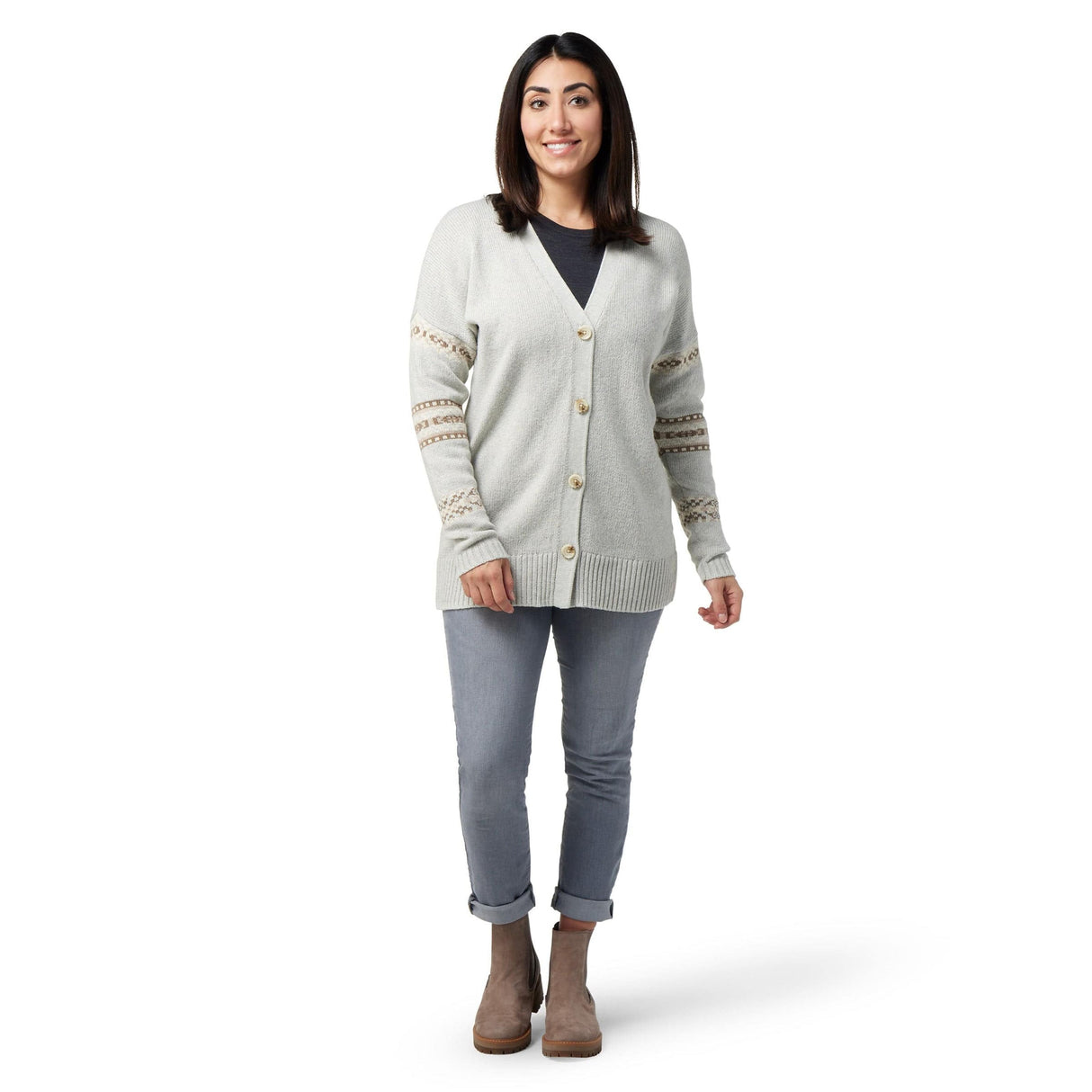 Smartwool Womens Cozy Lodge Boyfriend Cardigan - Clearance  -