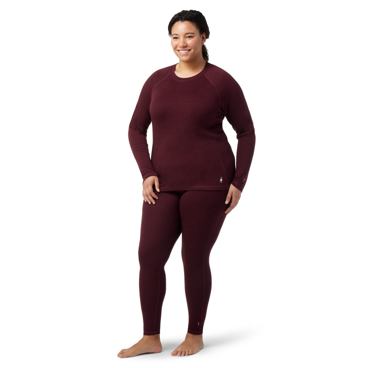Smartwool Womens Classic Thermal Merino Base Layer Crew Plus - Clearance  -