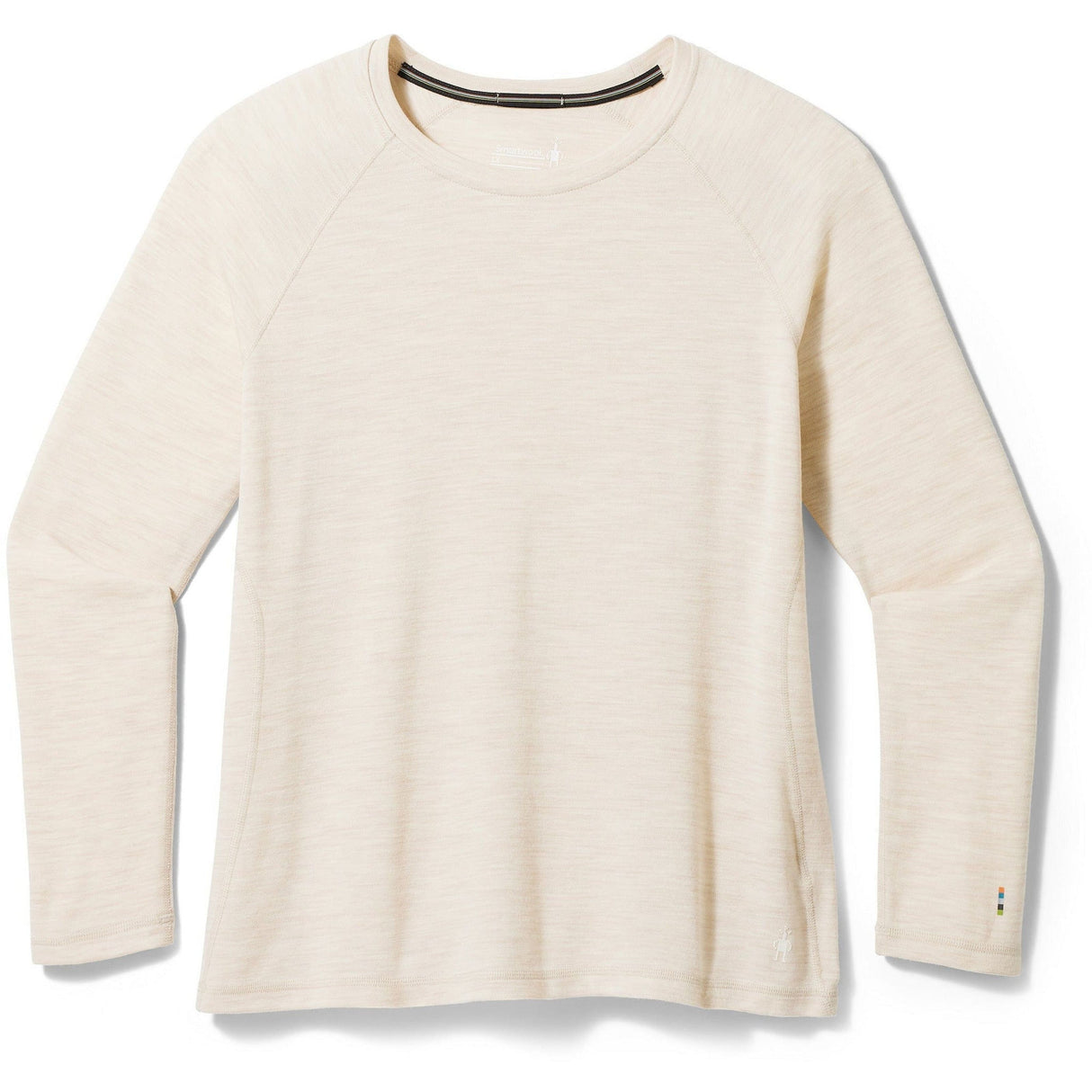 Smartwool Womens Classic Thermal Merino Base Layer Crew Plus - Clearance  -  2X / Almond Heather